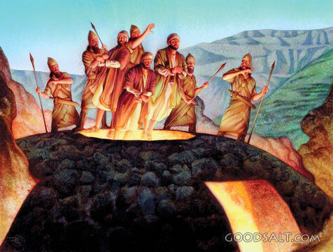 Three Friends in a Fire