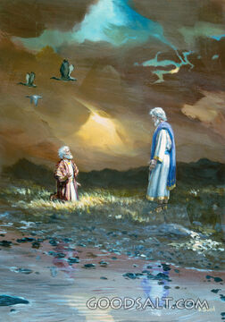 John and Jesus on Patmos