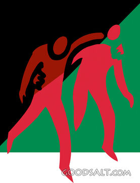 Two People Encouraging Each Other