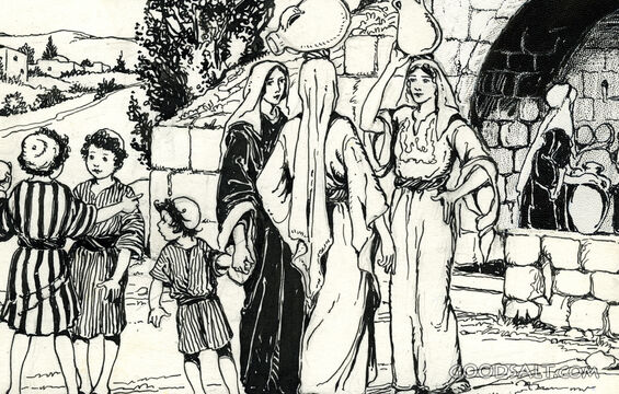 Visiting at the Well