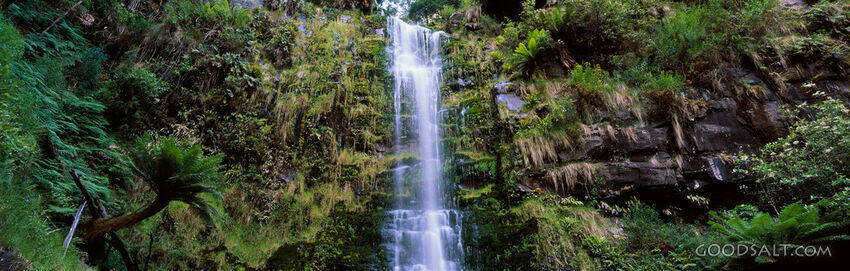 Waterfall With Greenery