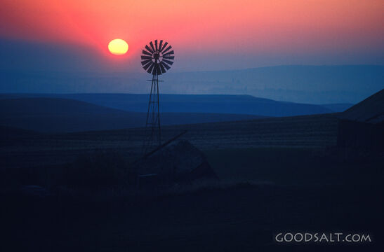 Windmill Sunset