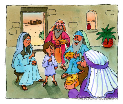 Wise Men Visit Jesus