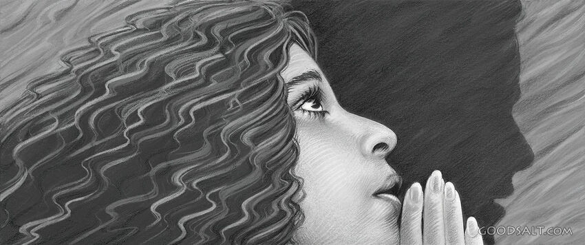 Woman Prays