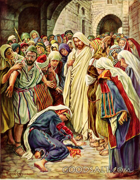 Woman Touched Jesus' Garment