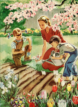 Working in the Garden