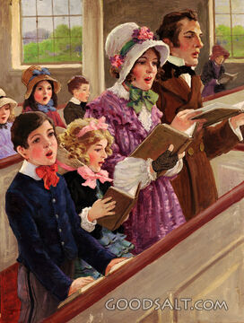 Worshiping in Church