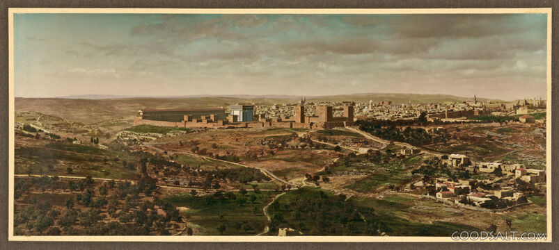 1st Century Jerusalem From Mt. Scopus