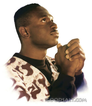 A Man Praying