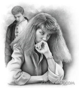 A Young Couple Having Problems