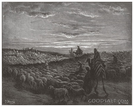 Abraham Journeying Into the Land of Canaan