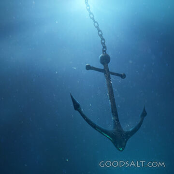 Anchor in the water