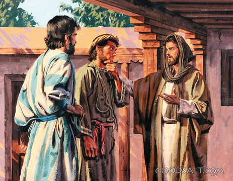 Andrew Brings Simon to Jesus