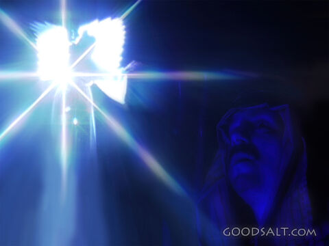 Angel of Light Appearing to a Robed Man