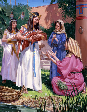 Baby Moses and His Two Mothers