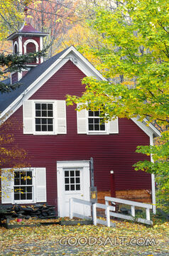 Barn Red Building Surrounded by Trees
