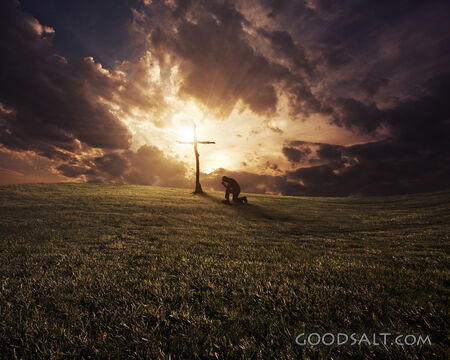 Bowing Before the Cross