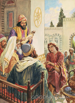 Boy Jesus in the Temple