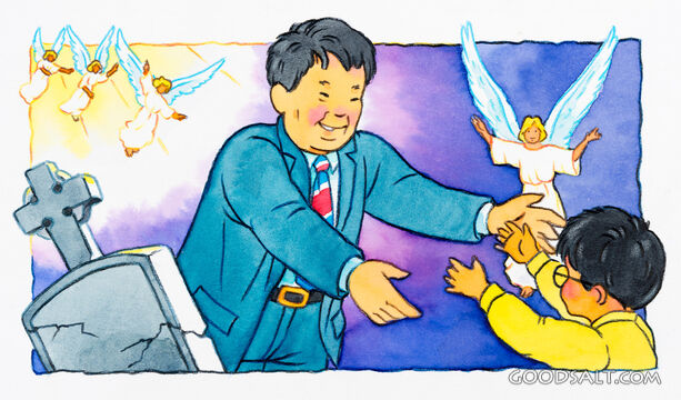 Boy Reunited With Grandfather at Resurrection