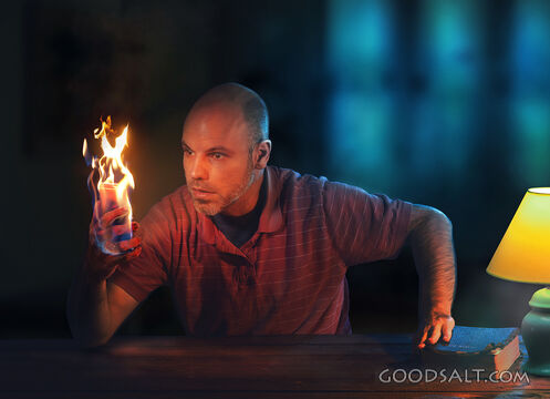 Burning Cell Phone