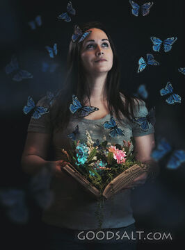 Butterflies Coming From Book