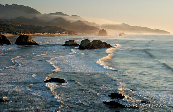 Cannon Beach From Ecola State Park Viewpoint