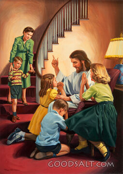 Children at the Feet of Jesus