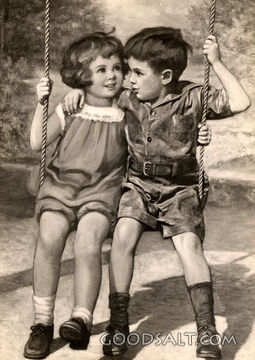 Children in Swing