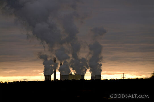 Chimney Stacks at Dawn