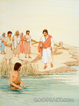 Christ Comes to Be Baptized