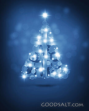 Christmas Tree With Cross