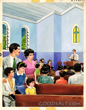 Church Interior in Brazil