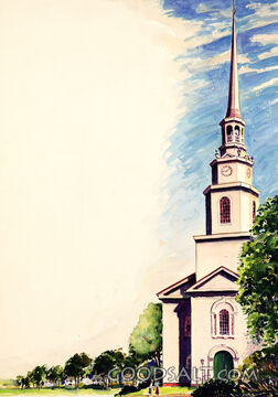 Church Scene Summer
