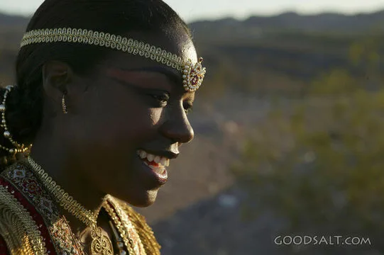 Queen of Sheba in Golden Adornment