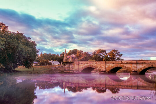 Convict-built bridge of 1836.