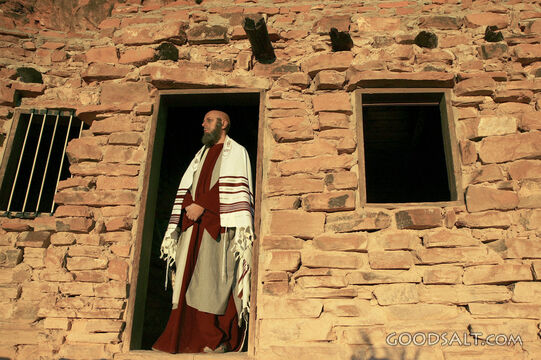 Israelite Man at the Stone Doorway