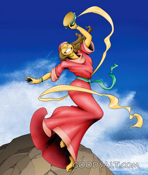 Miriam Dances by the Sea