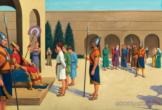 Daniel and His Friends Before Nebuchadnezzar