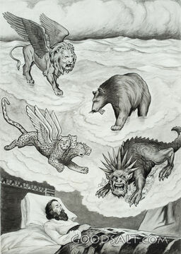 Daniel&#039;s Vision of the Four Beasts