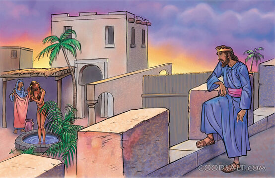 David and Bathsheba - the Rooftop