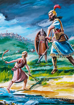 David and Goliath