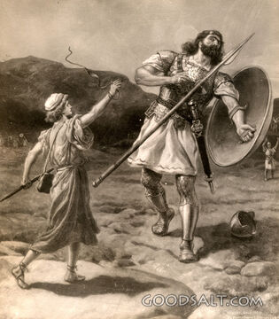 David and Goliath