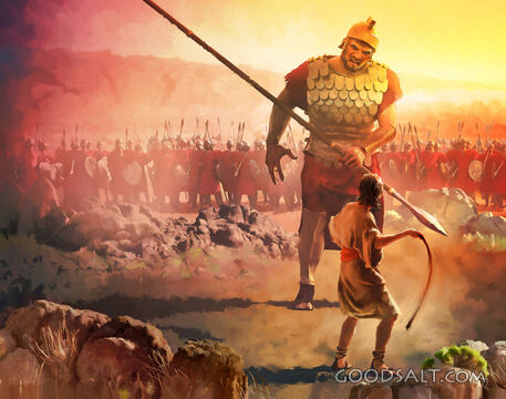 David and Goliath