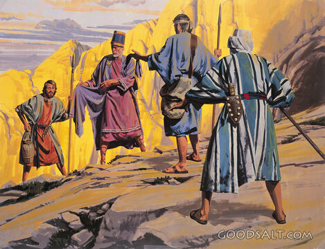 David Confronts Saul