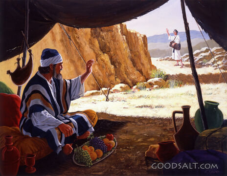David Obeys His Father