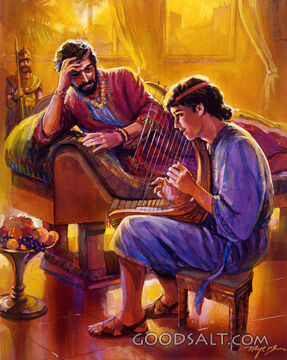 David Plays for Saul