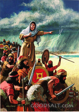 Deborah Leading Army