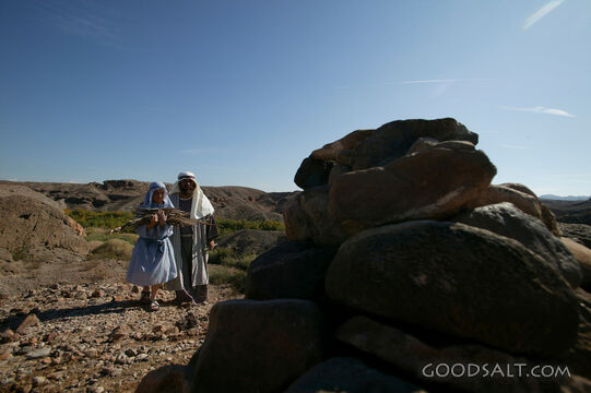Isaac Carries the Wood to the Altar