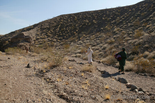 Israelites Walking the Wilderness Road