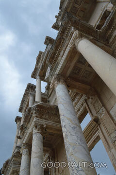 Detail of Celsus Library, Ephesus